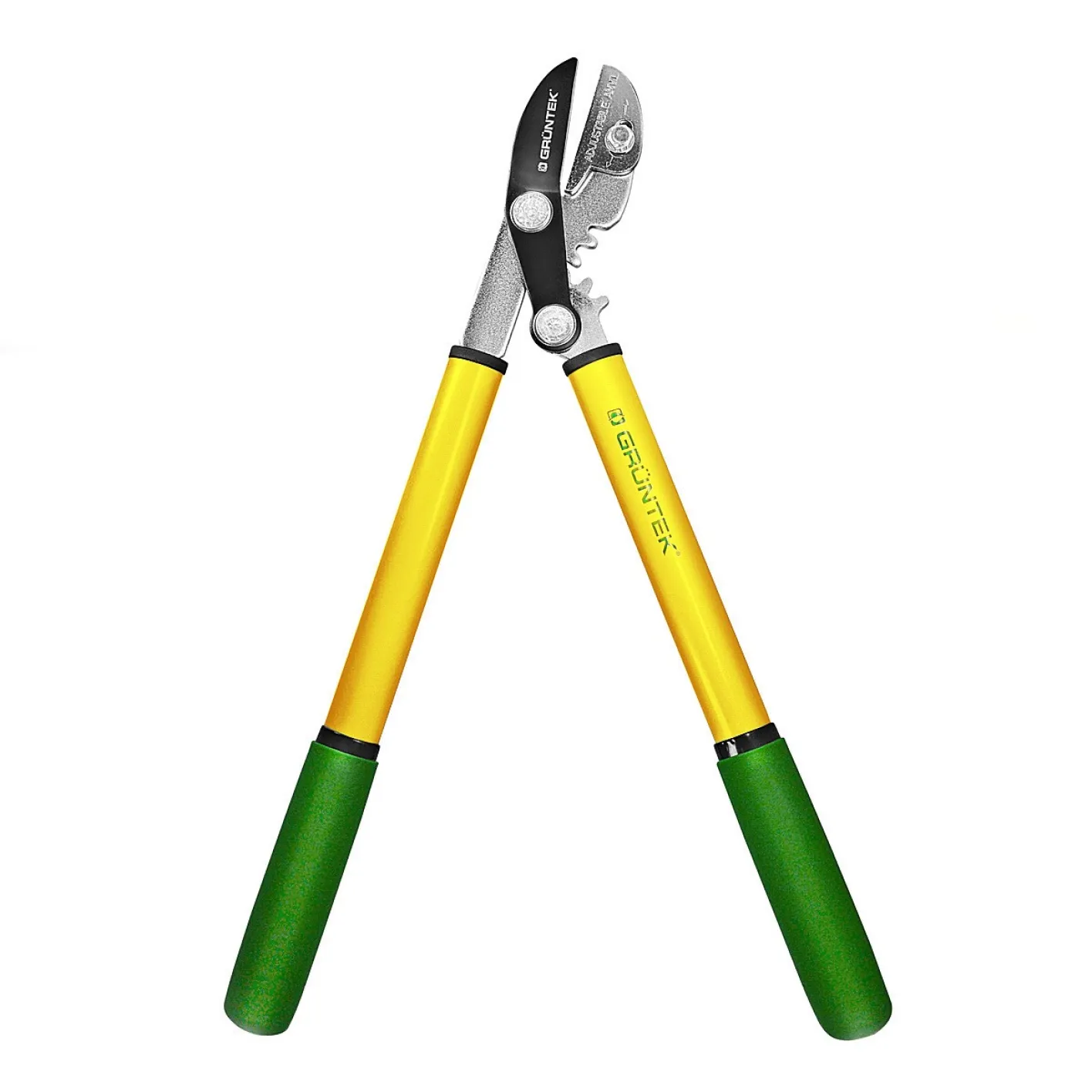 GRÜNTEK Astschere Grizzly 470 mm Scharfe AMBOSS Baumschere mit Gear-Drive Schneidsystem