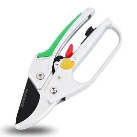 GRÜNTEK Amboss Gartenschere KONDOR 200 mm, automatisch zugeschaltete Ratsche