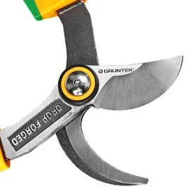 GRÜNTEK Professionelle geschmiedete Astschere X-25, 650 mm, scharfe und Bequeme Bypass Baumschere