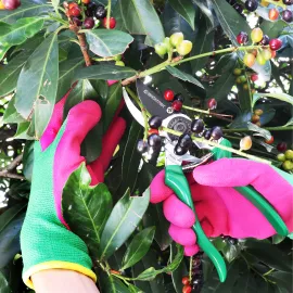 GRÜNTEK BAMBUS - Gartenhandschuhe 2 Paar aus Bambusfasern, Schutzhandschuhe für Gartenbau, Angeln, Bauen, Restauration