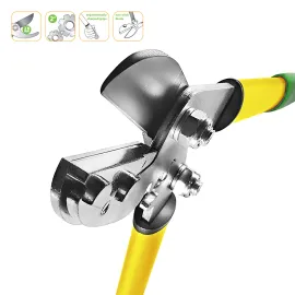 GRÜNTEK Astschere Grizzly 470 mm Scharfe AMBOSS Baumschere mit Gear-Drive Schneidsystem