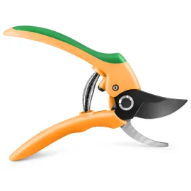 GRÜNTEK Gartenschere Flamingo mit Variabler Öffnungsweite, Bequeme Pflanzenschere
