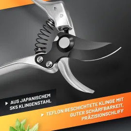 GRÜNTEK Gartenschere SILBERSCHNITT
