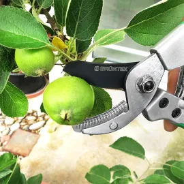 GRÜNTEK Amboss Gartenschere TUKANE 195 mm, Schere mit Metall-Amboss